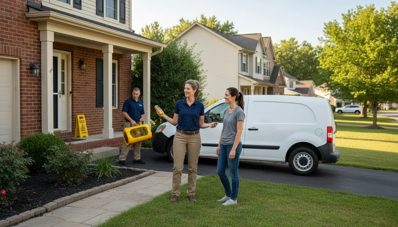 Water restoration image for Fire And Smoke Damage Restoration in Perryville, AK